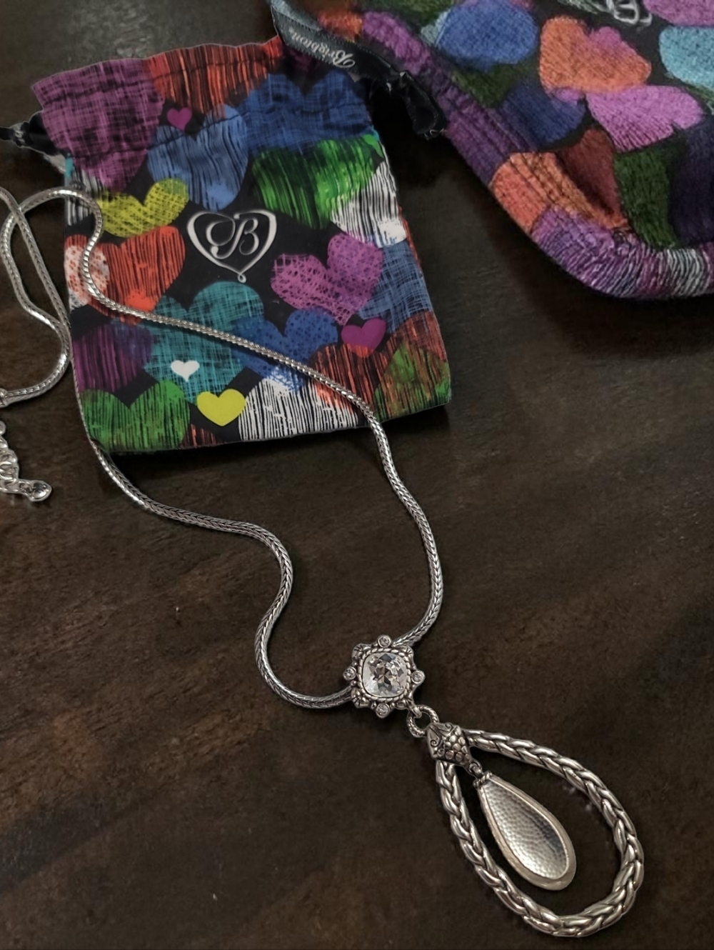 Brighton "Let It Shine" Pendant Necklace With Dustbag EUC